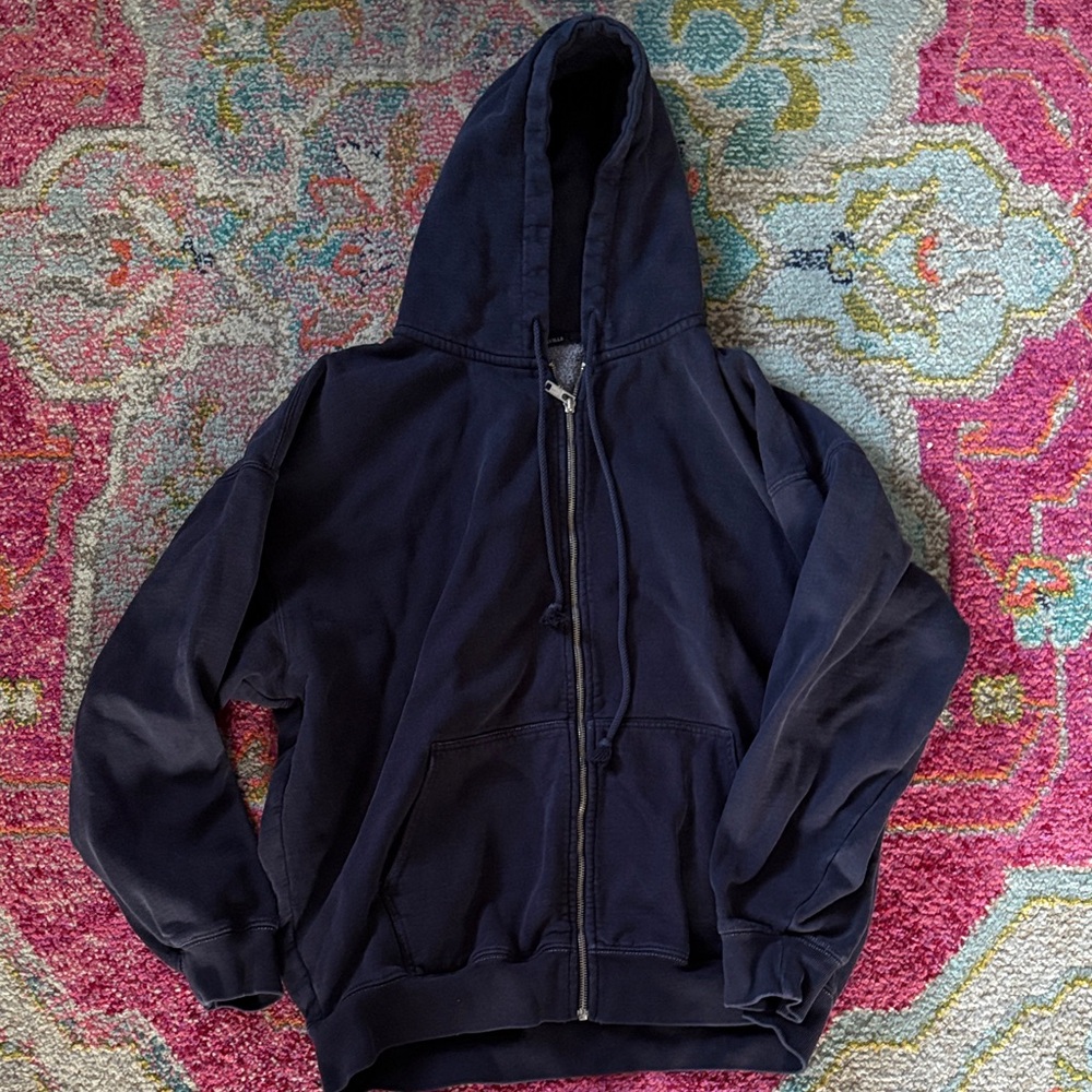 Brandy Melville Navy Blue Hoodie